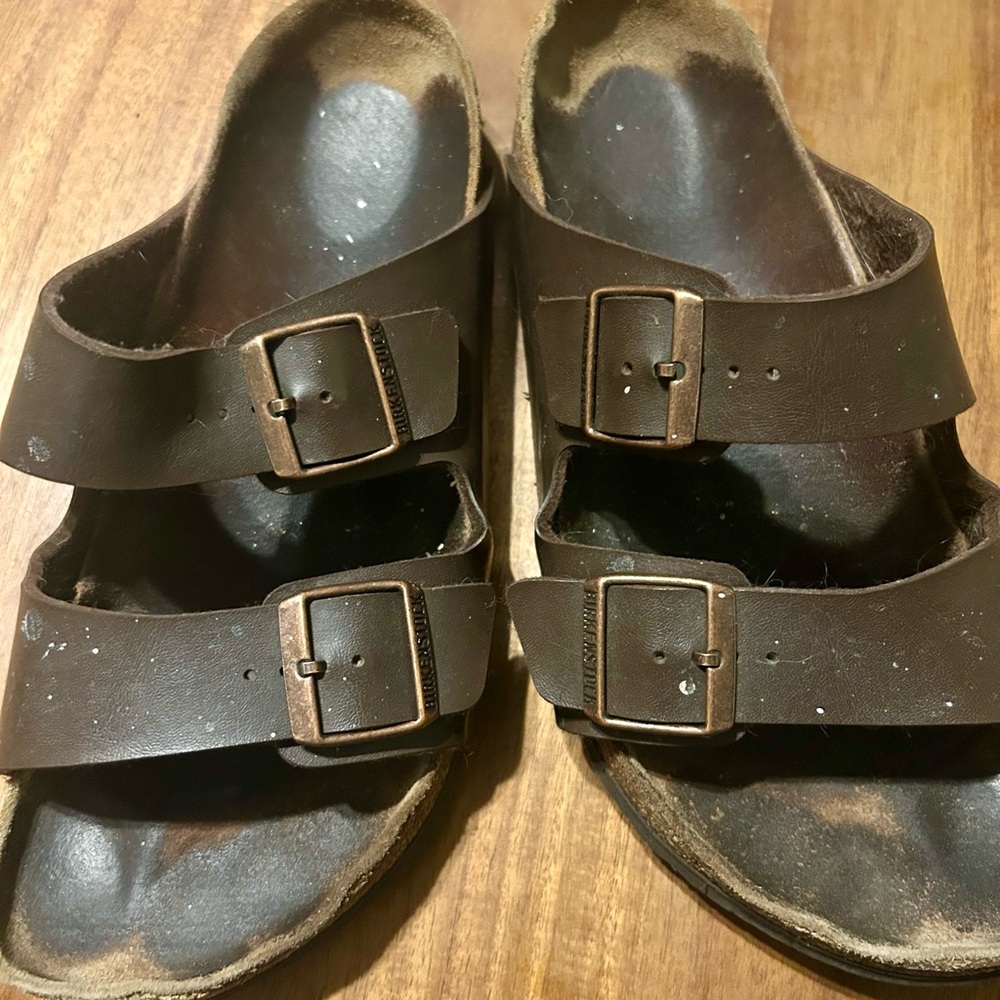 Birkenstock original brown leather sandals - Picture 4 of 6